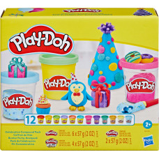 Play-Doh Svētku plastilīna komplekts, 12 gab.