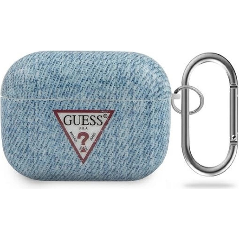 Guess GUACAPTPUJULLB AirPods Pro cover blue/light blue Jeans Collection