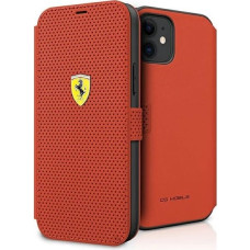 Ferrari FESPEFLBKP12SRE iPhone 12 mini 5.4" red/red book On Track Perforated