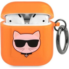 Karl Lagerfeld KLA2UCHFO AirPods cover pomarańczowy/orange Choupette