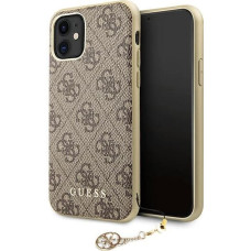 Guess GUHCN61GF4GBR iPhone 11 6.1" / Xr brown/brown hard case 4G Charms Collection