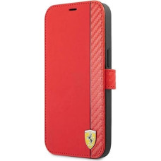 Ferrari FESAXFLBKP13SRE iPhone 13 mini 5.4" red/red book On Track Carbon Stripe