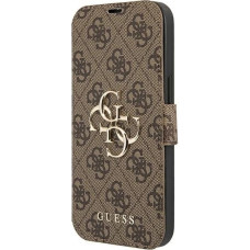 Guess GUBKP13X4GMGBR iPhone 13 Pro Max 6.7" brown/brown book 4G Big Metal Logo