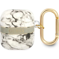 Guess GUA2HCHMAG AirPods cover grey/grey Marble Strap Collection