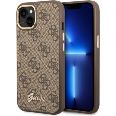 Guess GUHCP14MHG4SHW iPhone 14 Plus 6.7 "brown / brown hard case 4G Vintage Gold Logo