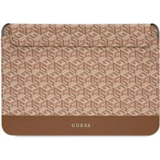 Guess GCube Stripes case for a 14" laptop - brown