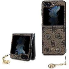 Guess 4G Charms Collection case for Samsung Galaxy Z Flip 5 - brown