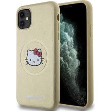 Hello Kitty Leather Kitty Head MagSafe case for iPhone 11 / Xr - gold