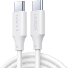 Ugreen US562 USB-C - USB-C PD QC cable 100W 480Mb/s 1m - white