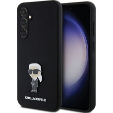 Karl Lagerfeld Silicone Ikonik Metal Pin case for Samsung Galaxy S23 FE - black