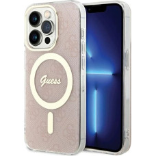 Guess IML 4G MagSafe case for iPhone 15 Pro - pink