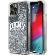 Dkny Etui DKNY Liquid Glitter Big Logo na iPhone 12 Pro/12 - czarne