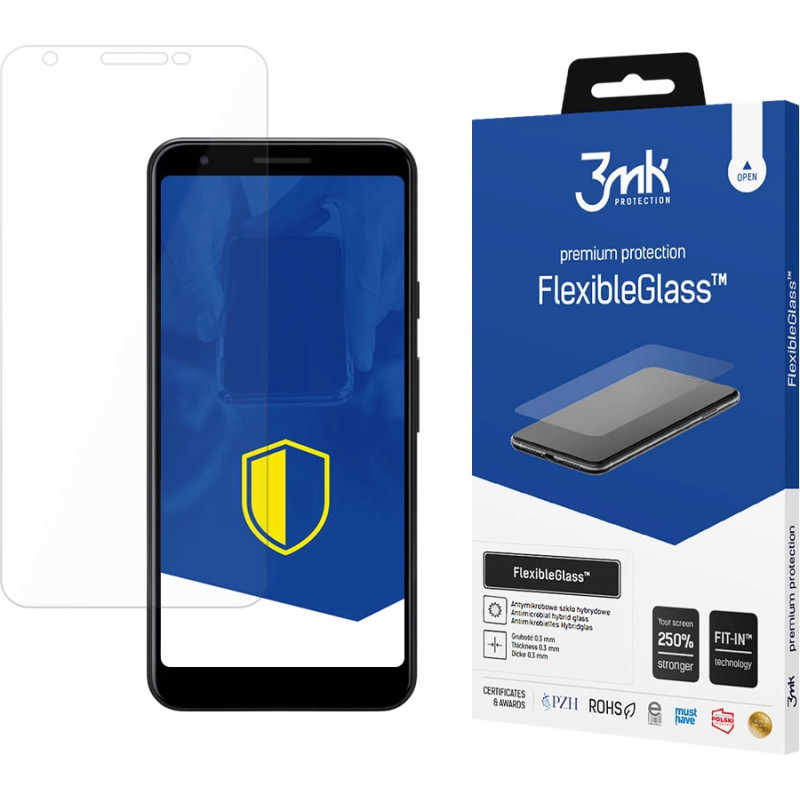 3Mk Protection 3mk FlexibleGlass™ hybrid glass on Google Pixel 3a