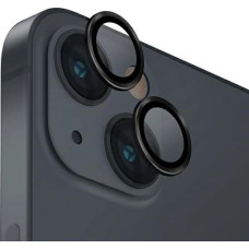 Uniq Optix Glass Aluminum Camera Lens Protector for iPhone 14 / 14 Plus Camera Lens with Applicator - Black