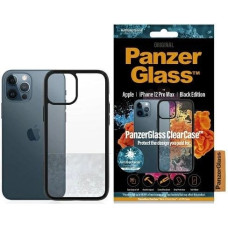 Panzerglass ClearCase antibacterial case for iPhone 12 Pro Max - transparent and black