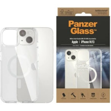 Panzerglass HardCase with MagSafe Antibacterial Military Grade Certified Case for iPhone 14/15/13 - Transparent