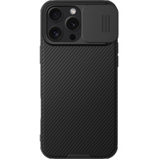 Nillkin CamShield Pro Case for iPhone 16 Pro Max with camera cover - black