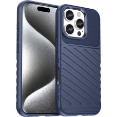 Hurtel Thunder Case for iPhone 16 Pro Silicone Case - Blue