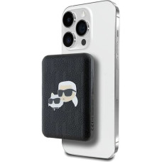 Karl Lagerfeld Powerbank inductive KLPB5FPGKSKCHK 16W 5000mAh black/black Karl&Choupette Head Pin MagSafe