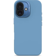 Decoded AntiMicrobial Silicone Backcover with MagSafe for iPhone 16 - Blue