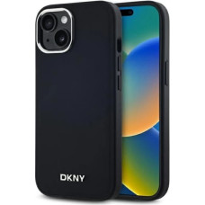 Dkny Plain Logo MagSafe iPhone 15 Plus Case - Black