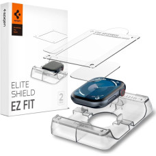 Spigen Elite Shield ”EZ FIT” Hybrid Glass 2-PACK for Apple Watch 10 (42MM) - Clear