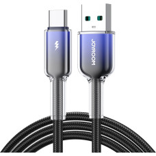 Joyroom S-A42 Crystal-Clear Series 3A USB-A - USB-C cable 1.2m - black