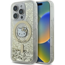 Hello Kitty Liquid Glitter Fever MagSafe iPhone 16 Pro Case - Gold