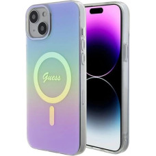 Guess IML Iridescent MagSafe case for iPhone 15 Plus - purple