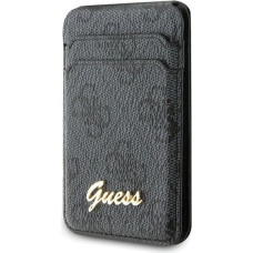 Guess Wallet Card Slot Stand GUWMSHG4SHK case - black MagSafe 4G Classic Logo