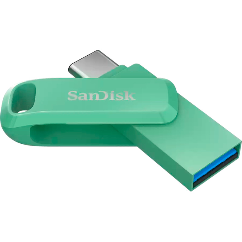 Sandisk Ultra Dual Drive Go USB Type- C, Absinthe Green, Global, 400MB/s 256GB