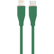 Gembird Kabelis Gembird Premium silicon 8-pin Male - USB Type-C Male 1.5m Green