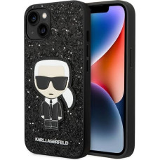 Karl Lagerfeld KLHCP14MGFKPK iPhone 14 Plus 6.7 "hardcase black / black Glitter Flakes Ikonik