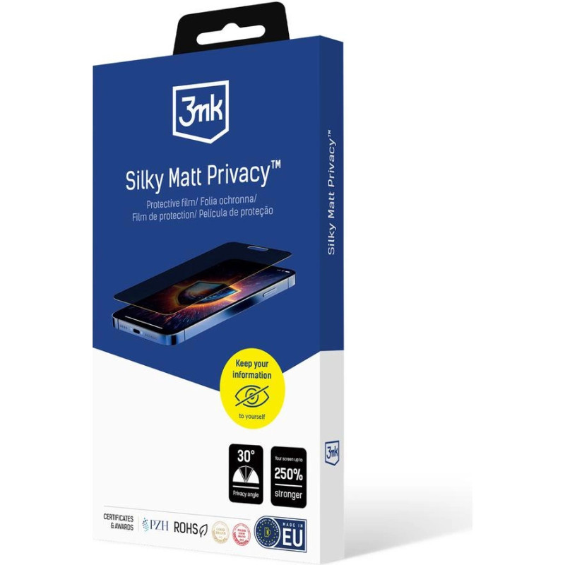 3Mk Protection Folia ochronna prywatyzująca matowa 3mk Silky Matt Privacy na Redmi Note 14 4G