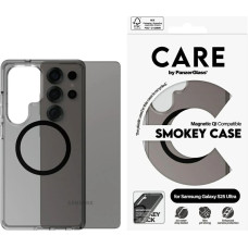 Panzerglass CARE by PanzerGlass Flagship Urban Combat Black QI Case for Samsung Galaxy S25 Ultra - Semi-transparent Smoke