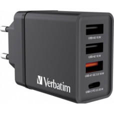 Verbatim Lādētājs Verbatim Wall Charger 30W Black