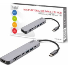 Savio Multifunctional USB Type C 7IN1 HUB