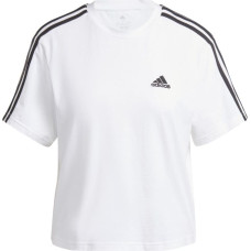 Adidas Essentials 3-Stripes Single Jersey Crop Top W HR4915 (S)