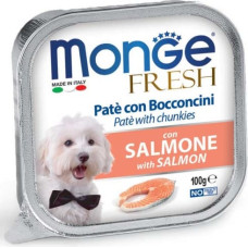 Monge Fresh pate with Salmon 100 g - konservi suņiem