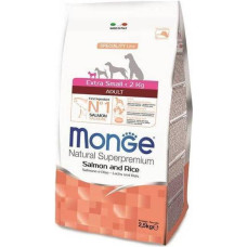 Monge EXTRA SMALL Adult Salmon and Rice 2,5 kg - barība suņiem