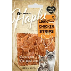 Flamingo gardums kaķiem HAPKI CHICK'N Strips 50g