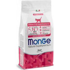 Monge Kitten Monoprotein Beef 1,5 kg - barība kaķiem