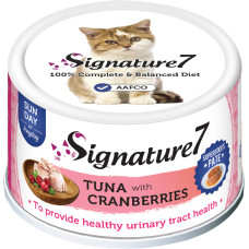 Signature7 Signature 7 Tuna with Cranberries Pate 80g  - konservi kaķiem