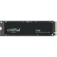 Crucial SSD|CRUCIAL|T705|2TB|M.2|PCIe Gen5|NVMe|Write speed 12700 MBytes/sec|Read speed 14500 MBytes/sec|TBW 1200 TB|CT2000T705SSD3