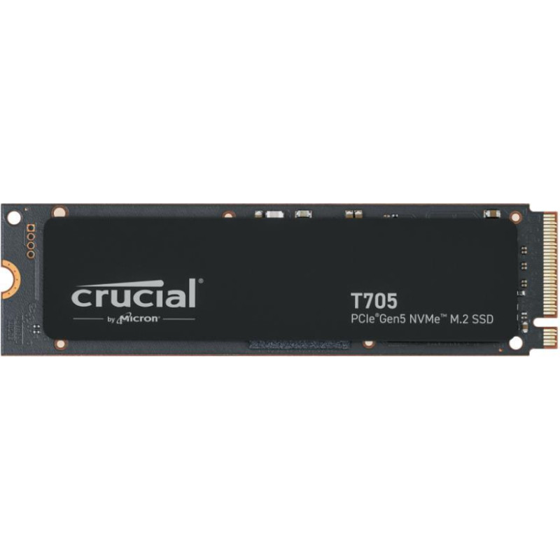 Crucial SSD|CRUCIAL|T705|2TB|M.2|PCIe Gen5|NVMe|Write speed 12700 MBytes/sec|Read speed 14500 MBytes/sec|TBW 1200 TB|CT2000T705SSD3