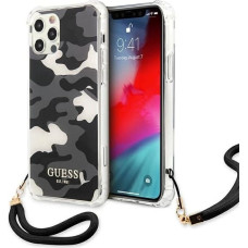 Guess GUHCP12LKSARBK iPhone 12 Pro Max 6.7" black/black hardcase Camo Collection