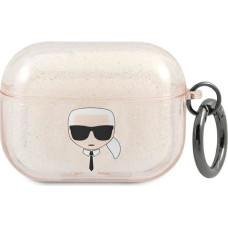 Karl Lagerfeld KLAPUKHGD AirPods Pro cover złoty/gold Glitter Karl`s Head