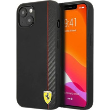 Ferrari FESAXHCP13SBK iPhone 13 mini 5.4" black/black hardcase On Track Carbon Stripe