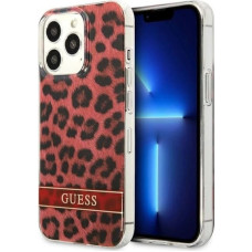 Guess GUHCP13LHSLEOR iPhone 13 Pro / 13 6.1" red/red hardcase Leopard