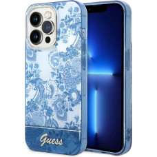 Guess GUHCP14XHGPLHB iPhone 14 Pro Max 6.7" blue/blue hardcase Porcelain Collection